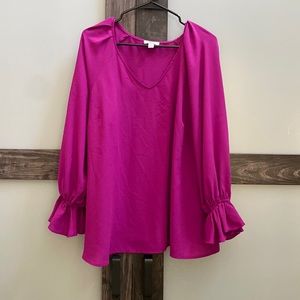 Bar III purple blouse size 1X